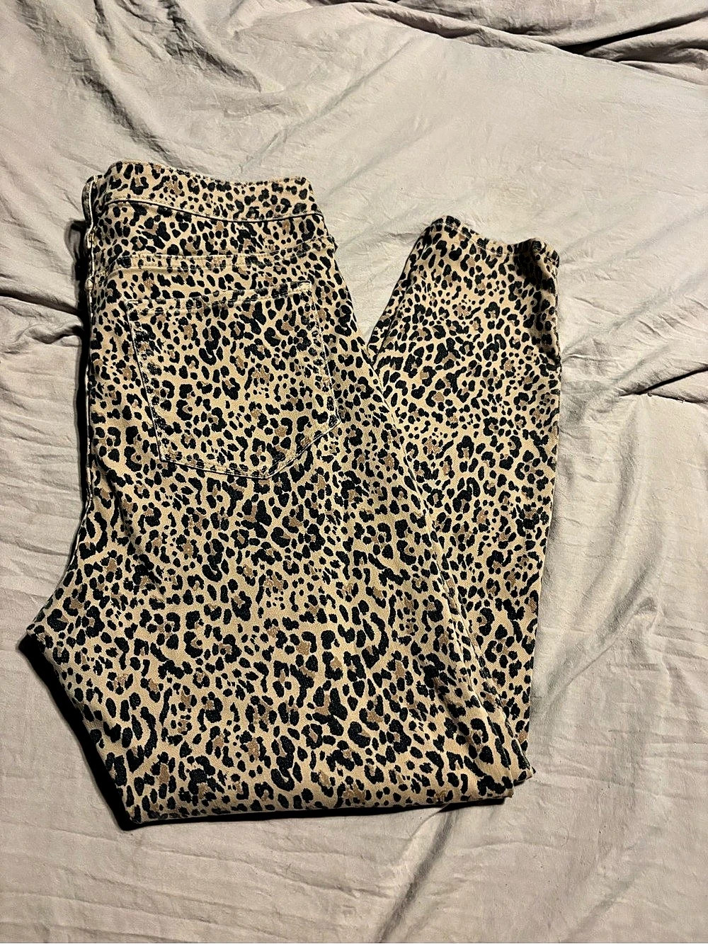 GAP Universal Leggings Leopard Print High Rise Leggings Size 12